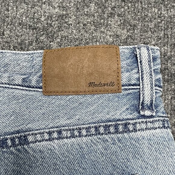 Madewell Women's Superwide-Leg Jeans Size 32 Light Wash Denim Baggy - Picture 9 of 10